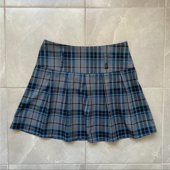 Vintage Plaid Pleated Tennis Skirt - Picture 3 of 6